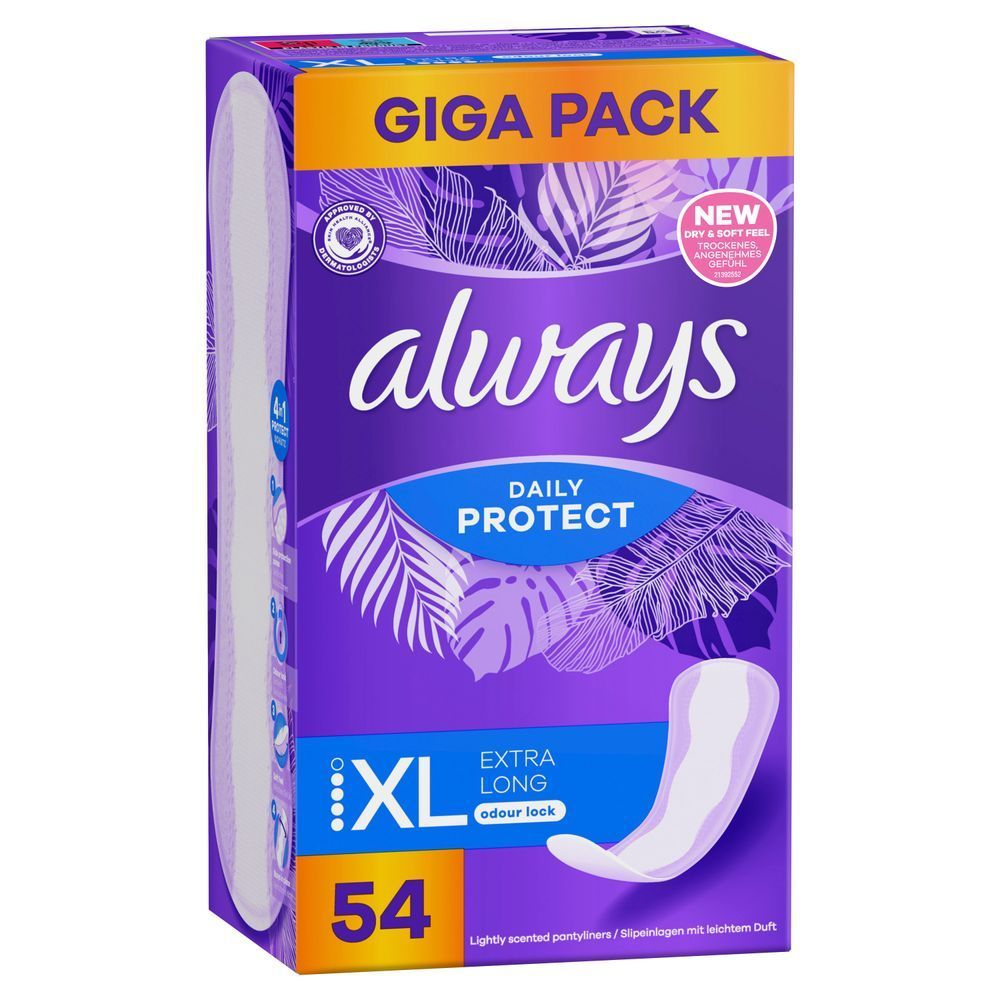 Bild: always Daily Protect Extra Long Slipeinlagen 