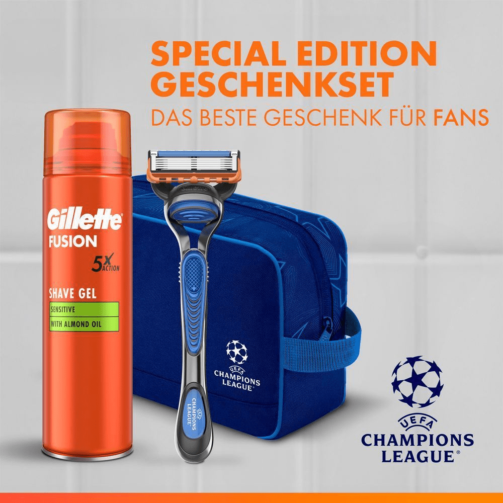 Bild: Gillette Fusion5 UEFA Champions League Special Edition Rasierer für Männer 