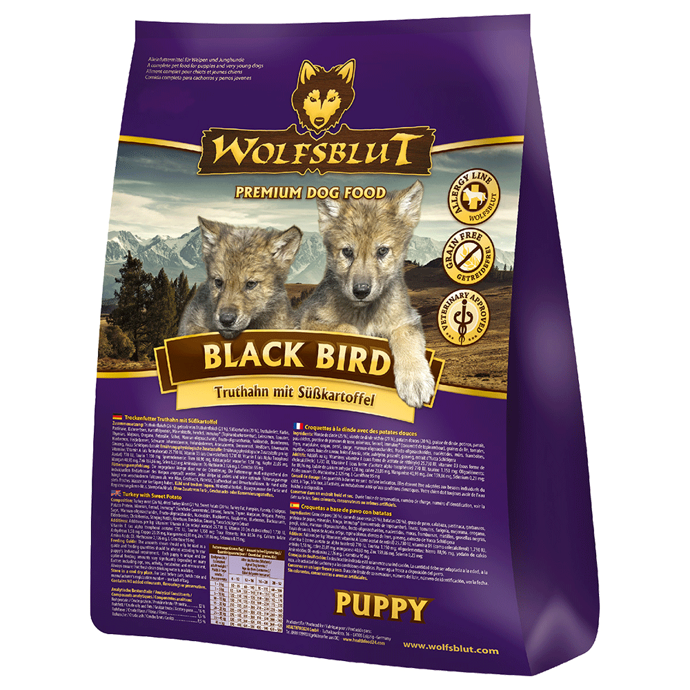 Bild: Wolfsblut Black Bird Puppy 