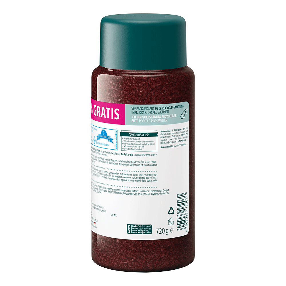 Bild: Kneipp Badekristalle Rücken Wohl 