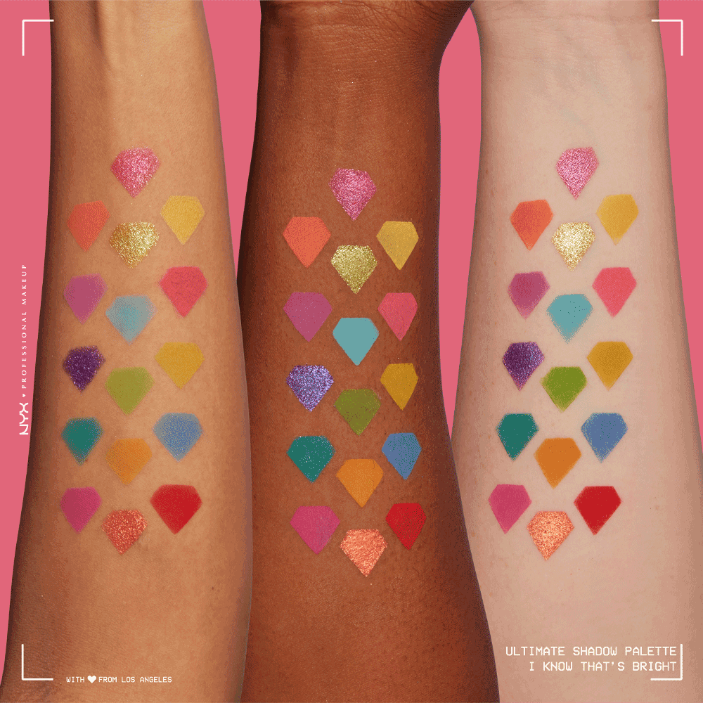 Bild: NYX Professional Make-up Ultimate Shadow Palette i know that's bright 04W