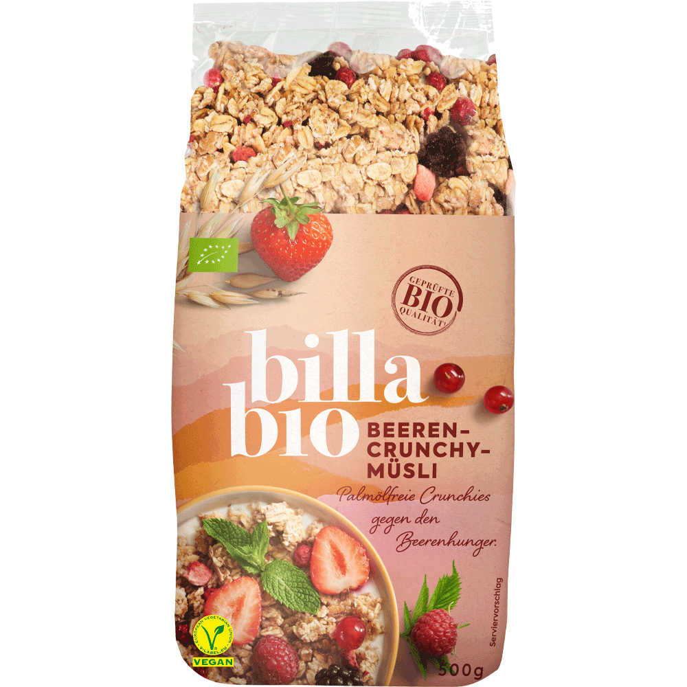Bild: Billa Bio Beeren Crunchy Müsli