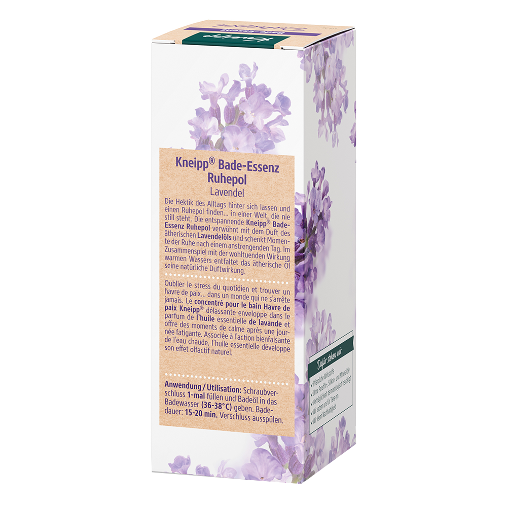 Bild: Kneipp Bade-Essenz Ruhepol Lavendel