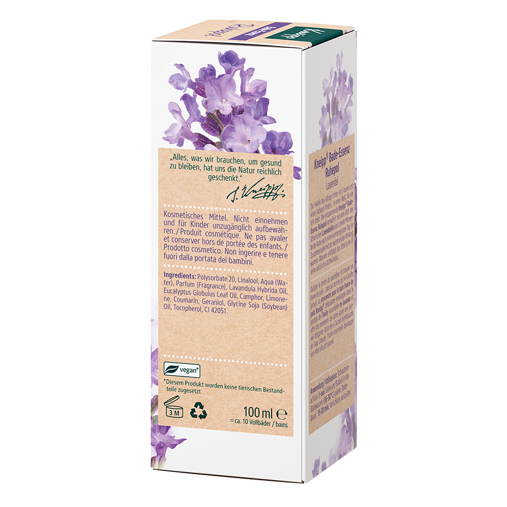 Bild: Kneipp Bade-Essenz Ruhepol Lavendel