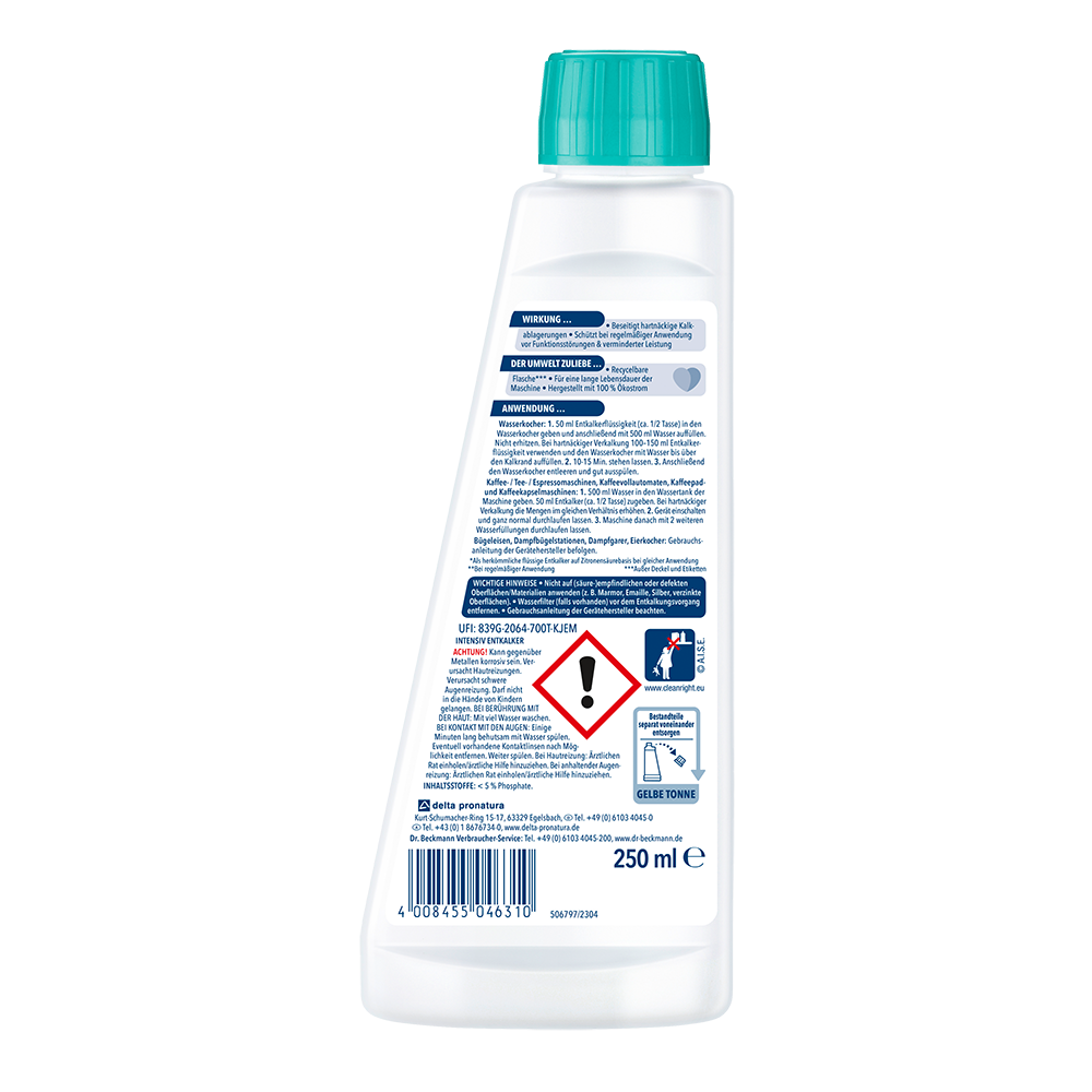Bild: Dr. Beckmann Intensiv Entkalker 