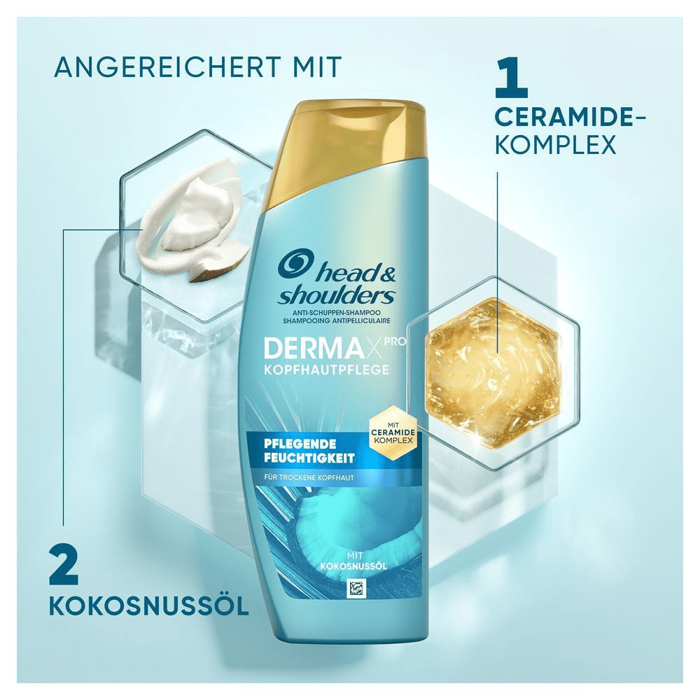 Bild: head & shoulders DERMAXPRO Hydra Pflege Anti-Schuppen Shampoo 