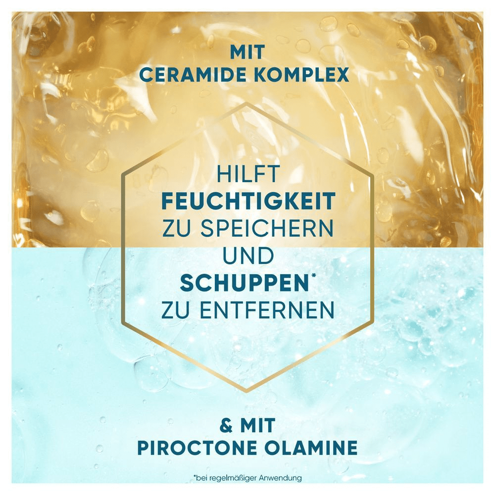 Hautpflegeprodukt mit Ceramide-Komplex, speichert Feuchtigkeit und entfernt Schuppen