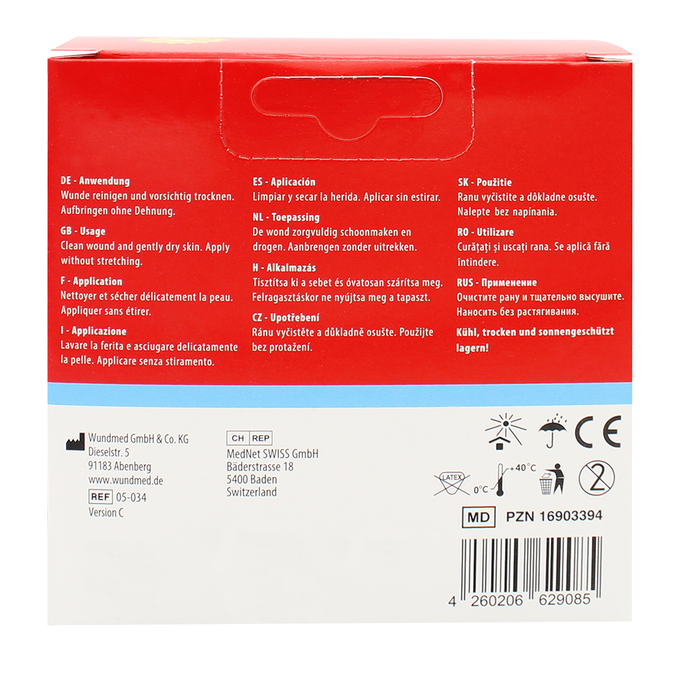 Bild: WUNDmed Wundpflaster Sensitiv XXL 