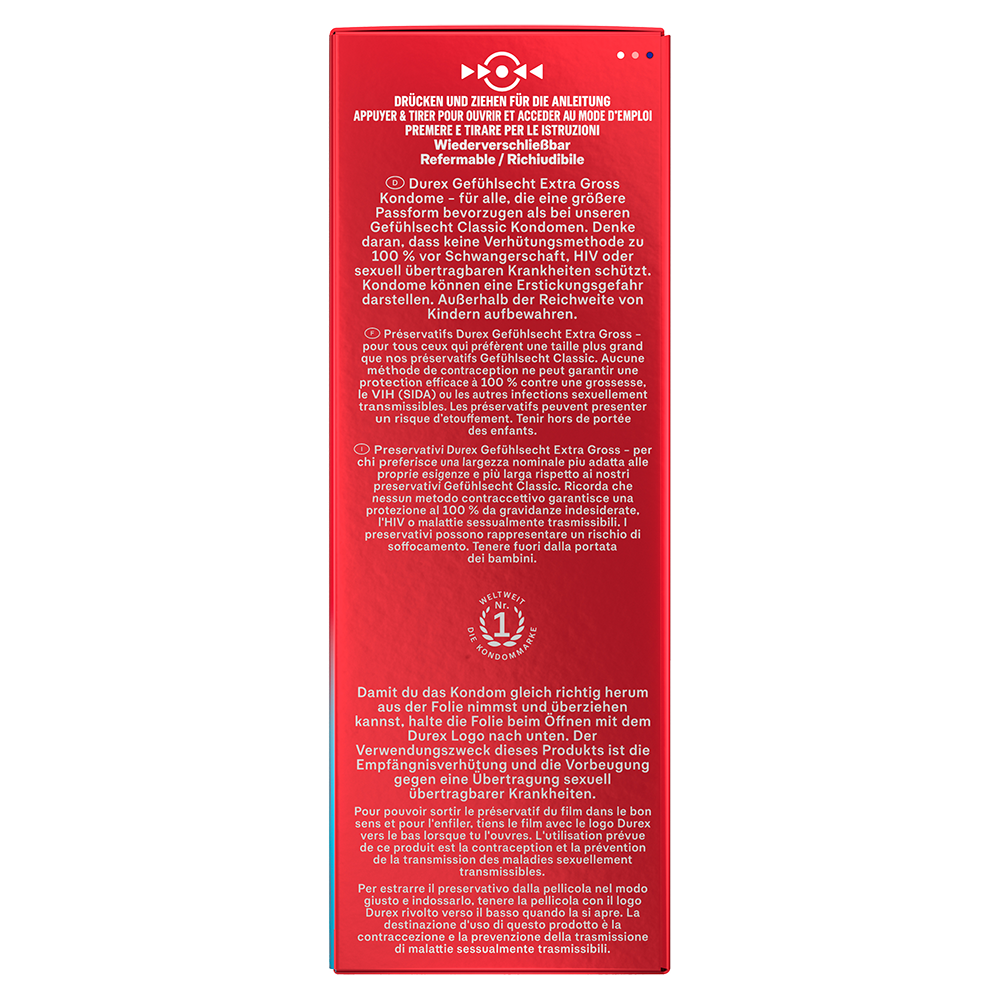 Bild: durex Kondome Gefühlsecht XXL 
