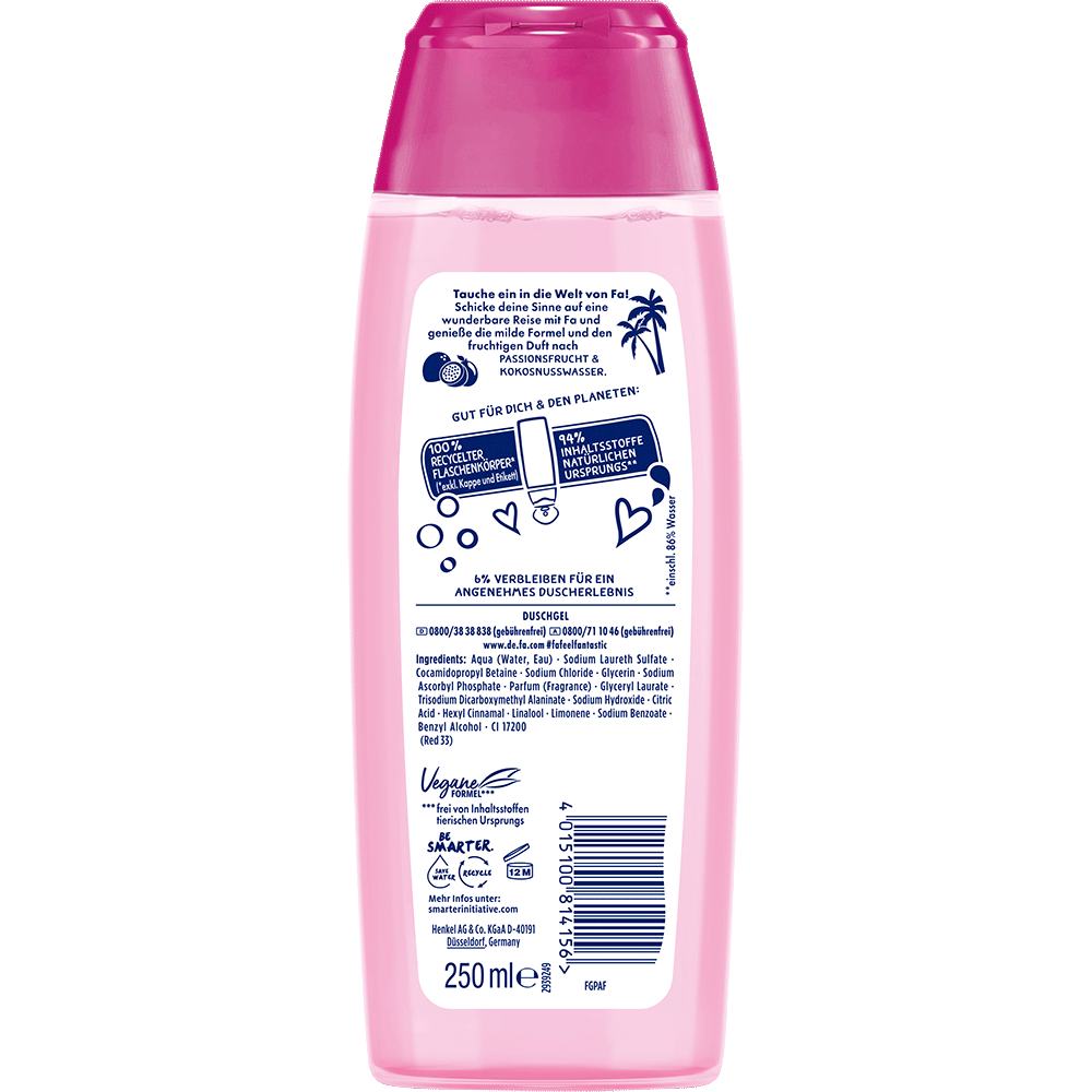 Bild: Fa Duschgel Passionsfruit Feel Refreshed 