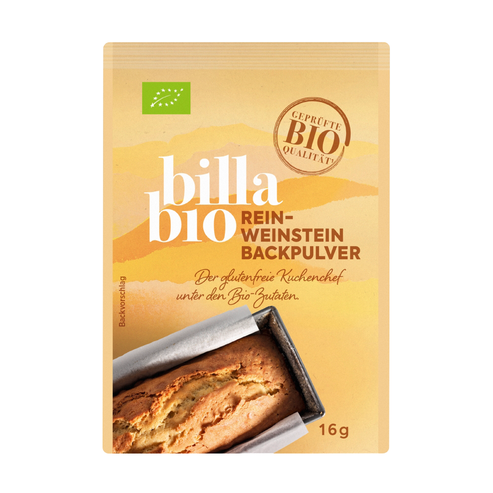 Bild: Billa Bio Reinweinstein Backpulver 