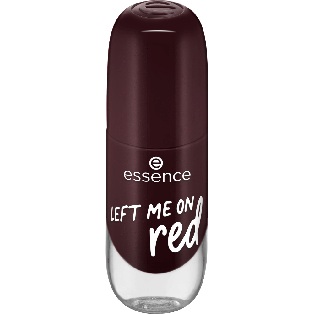 Bild: essence gel nail colour LEFT ME ON red