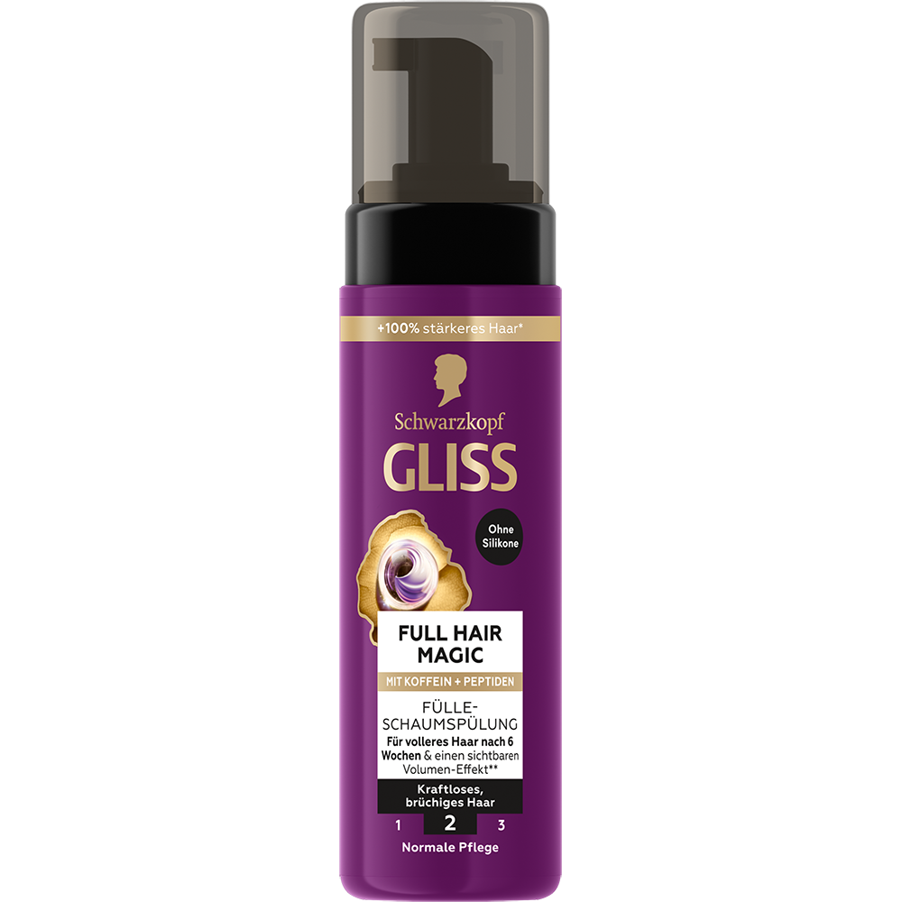 Bild: Schwarzkopf GLISS Fülle Schaumspülung Full Hair Magic 