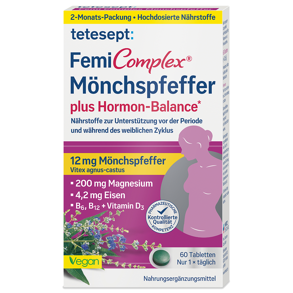 Bild: tetesept: FemiComplex Mönchpfeffer 