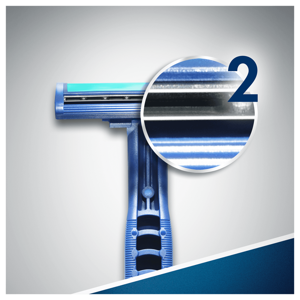 Bild: Gillette Blue II Plus Einwegrasierer 10er-Packung 