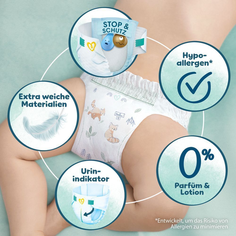 Bild: Pampers Harmonie Windeln, Größe 4, 9kg - 14kg 
