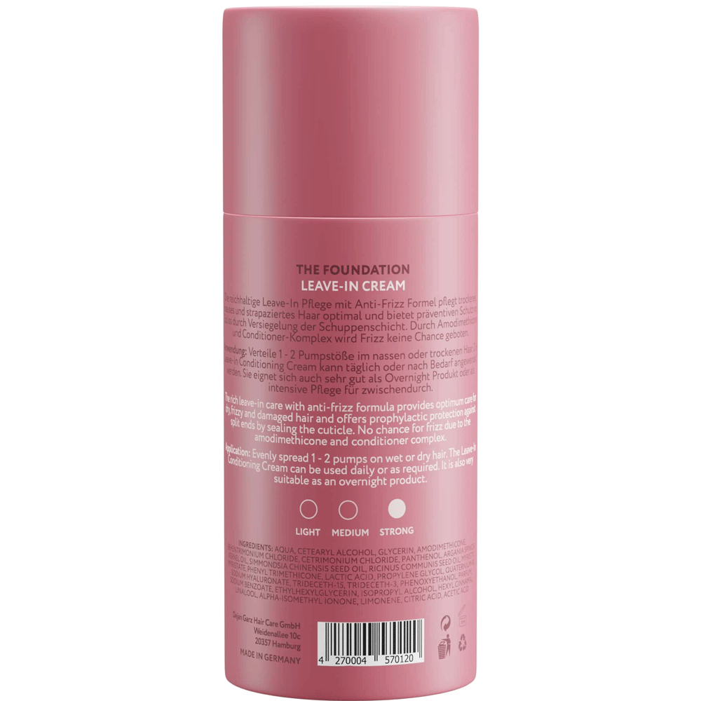 Bild: Dejan Garz Leave In Cream The Foundation 
