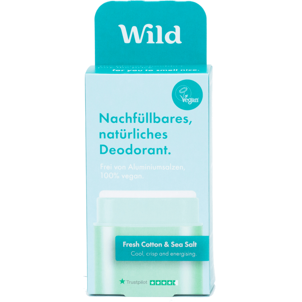 Bild: WILD Deostick Starter Kit Fresh Cotton & Sea Salt