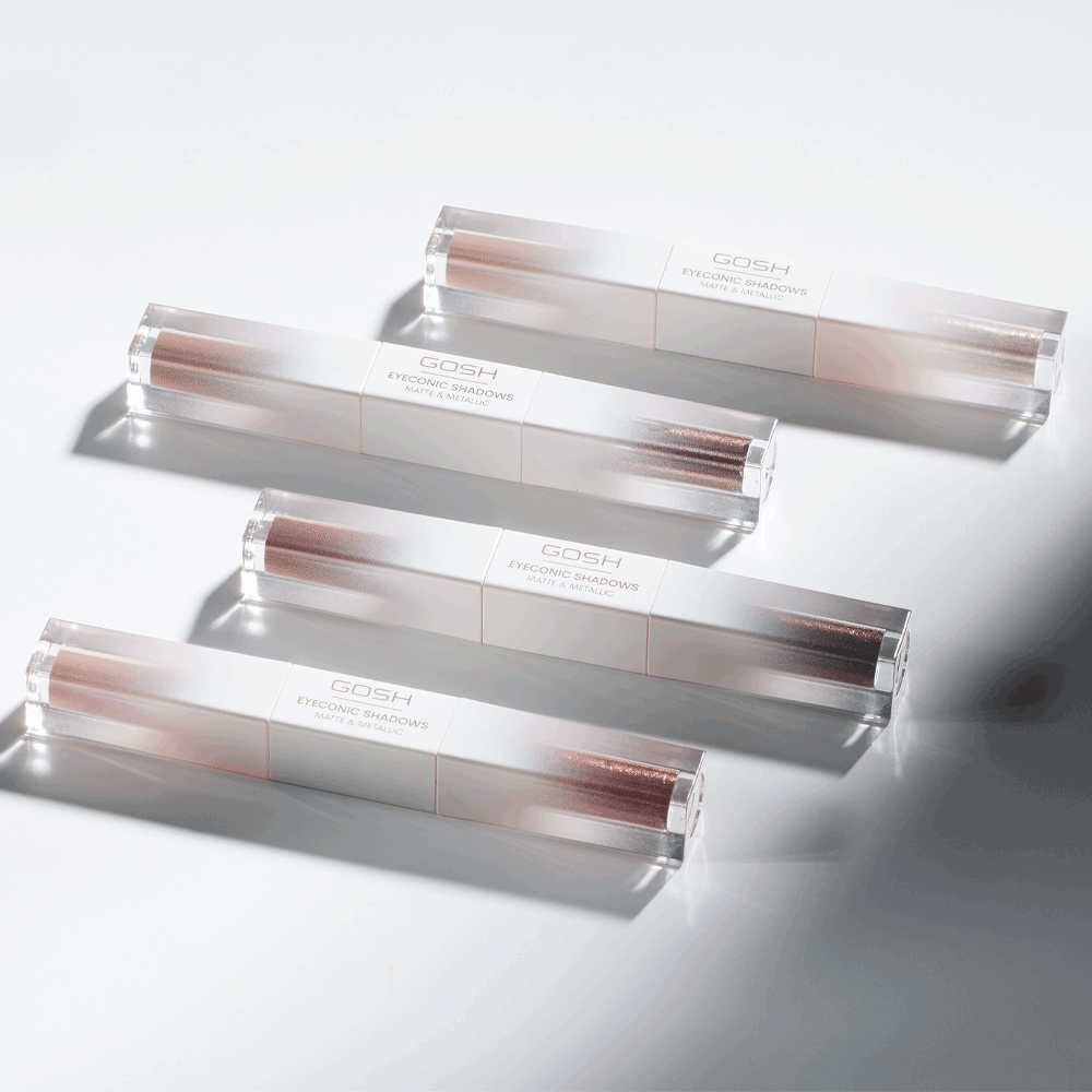 Bild: GOSH Eyeconic Lidschatten Matte & Metallic Rosa 004