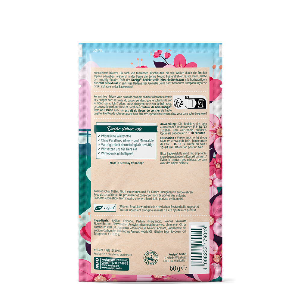 Bild: Kneipp Badekristalle Kirschblütentraum 