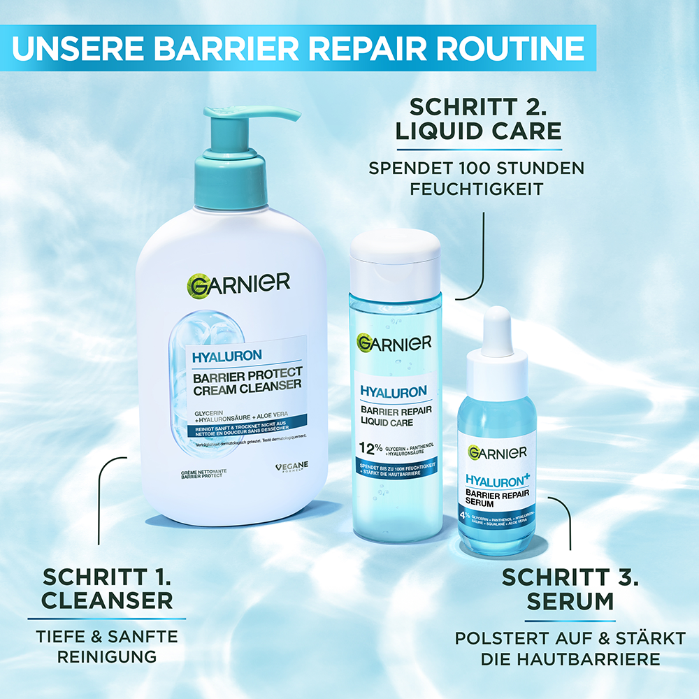 Bild: GARNIER Hyaluron Barrier Protect Cream Cleanser 