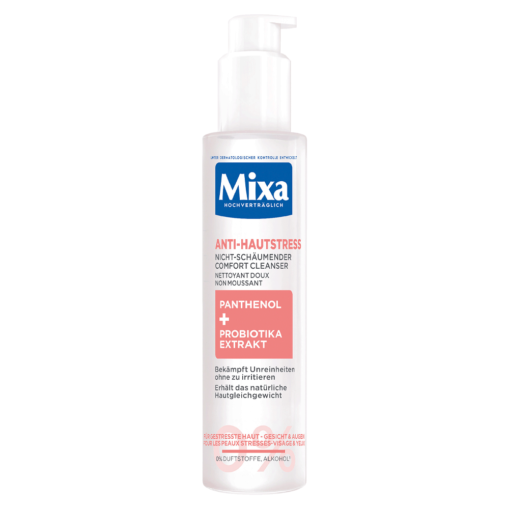 Bild: Mixa Anti-Hautstress Nicht-schäumender Comfort Cleanser 