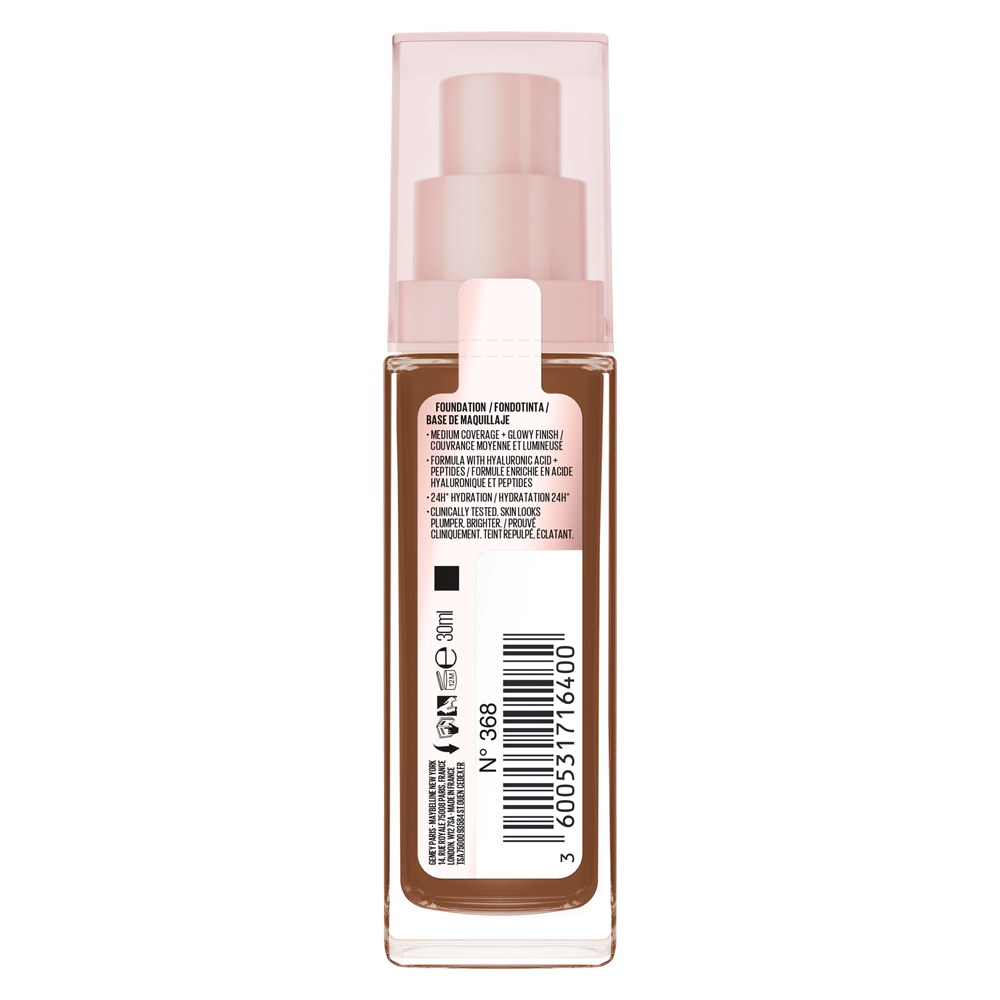 Bild: MAYBELLINE Face Lifter Plump & Glow Foundation 368