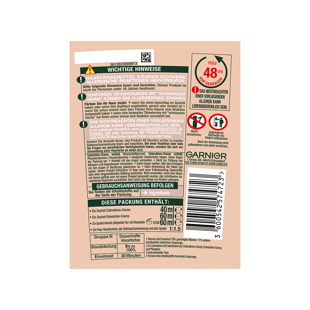 Bild: GARNIER GOOD Dauerhafte Haarfarbe Warmes Dämmerungs-Beige