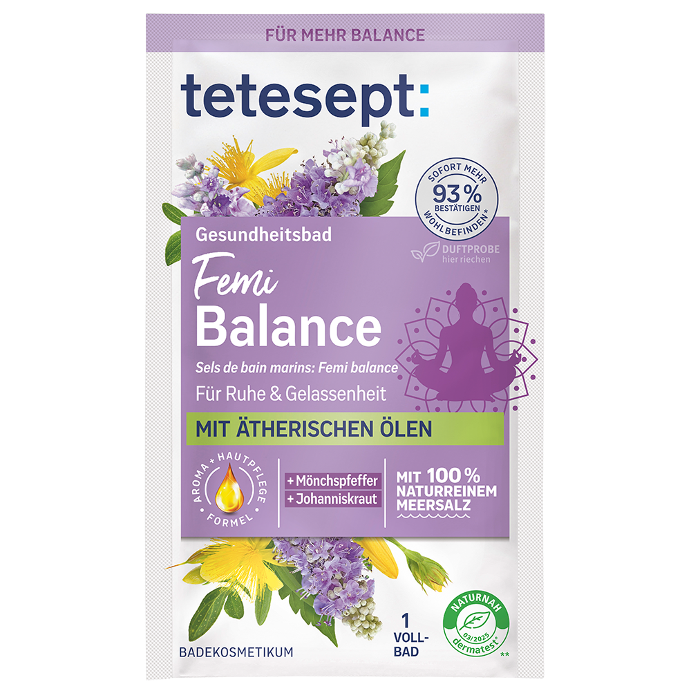 Bild: tetesept: Femi Balance Badesalz 