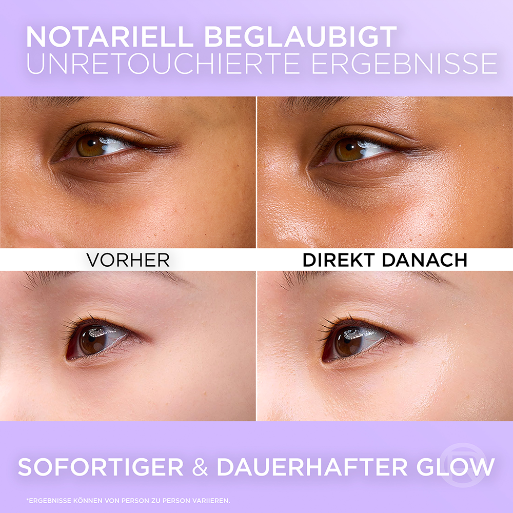 Bild: L'ORÉAL PARIS Revitalift Filler Glass Skin Feuchtigkeits-Fluid 