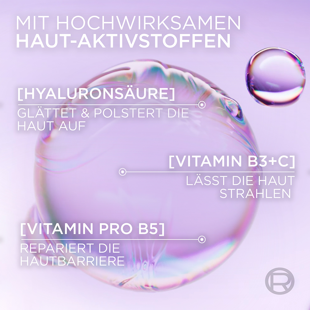 Bild: L'ORÉAL PARIS Revitalift Filler Glass Skin Feuchtigkeits-Fluid 