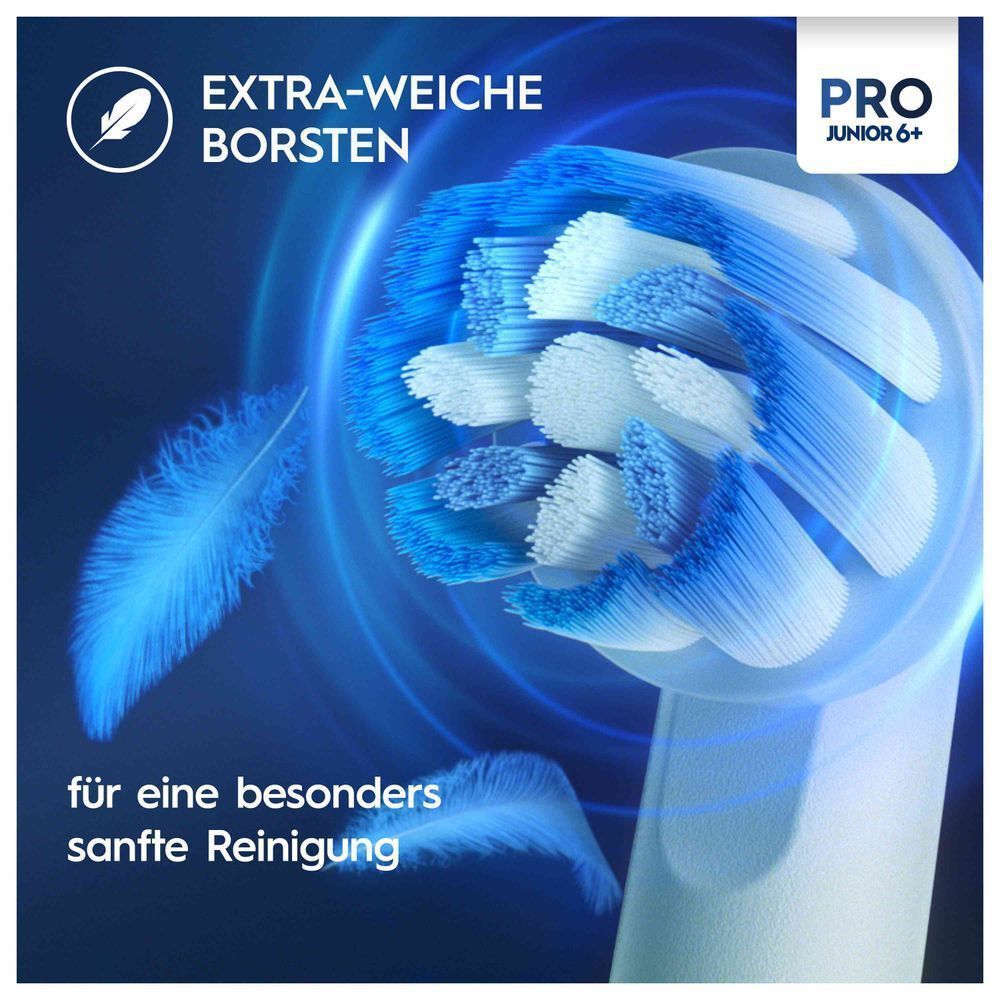 Bild: Oral-B Pro Junior Elektrische Zahnbürste, Weiß 