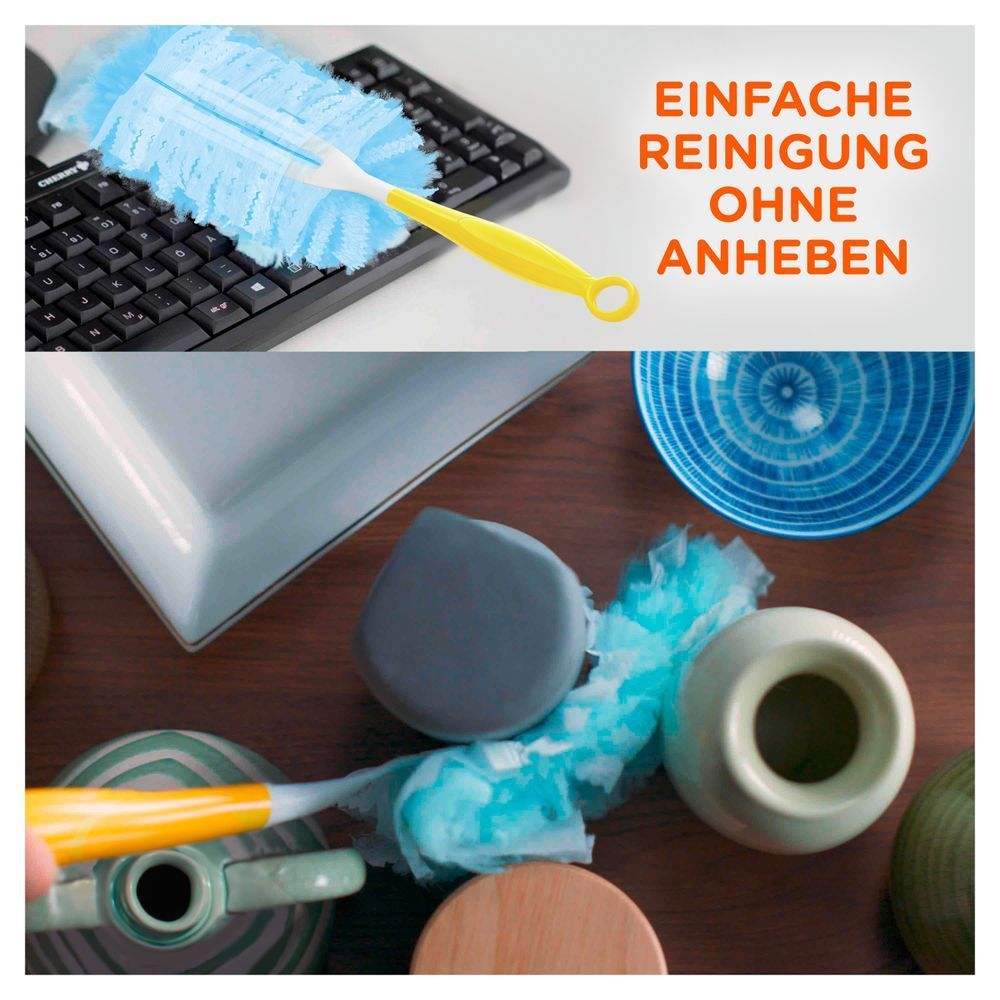 Bild: Swiffer Staubmagnet Kit (1 Griff + 3 Tücher) 