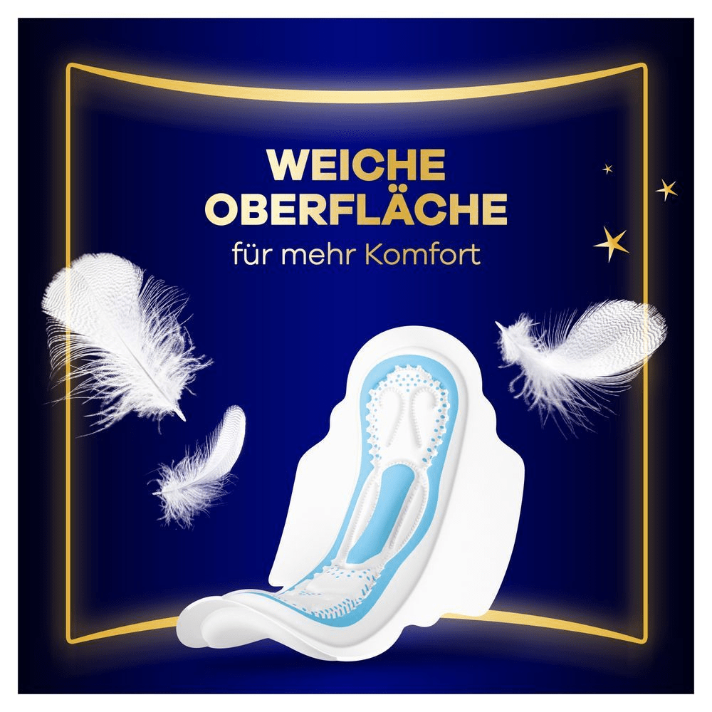 Always Maxi Secure Night Binden haben eine weiche Oberfläche für mehr Komfort.