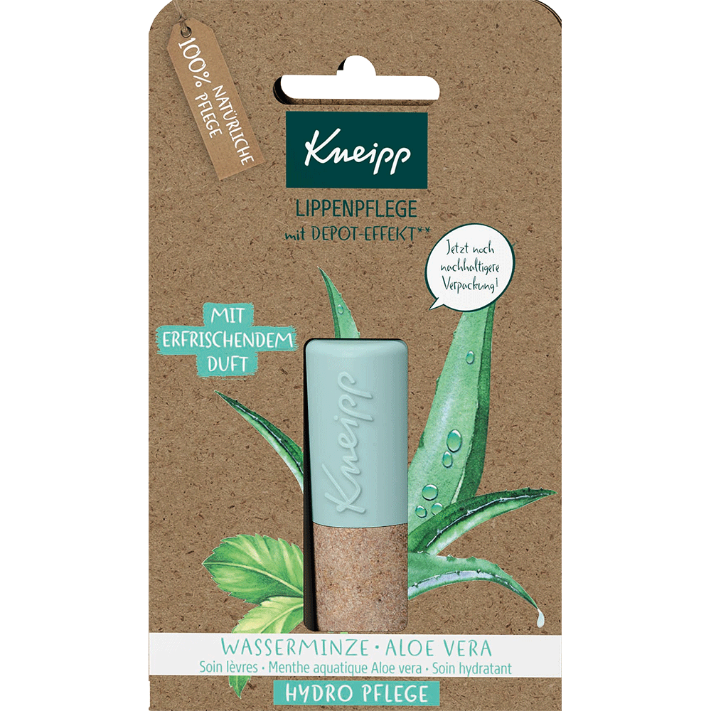Bild: Kneipp Lippenpflege Wasserminze und Aloe Vera 