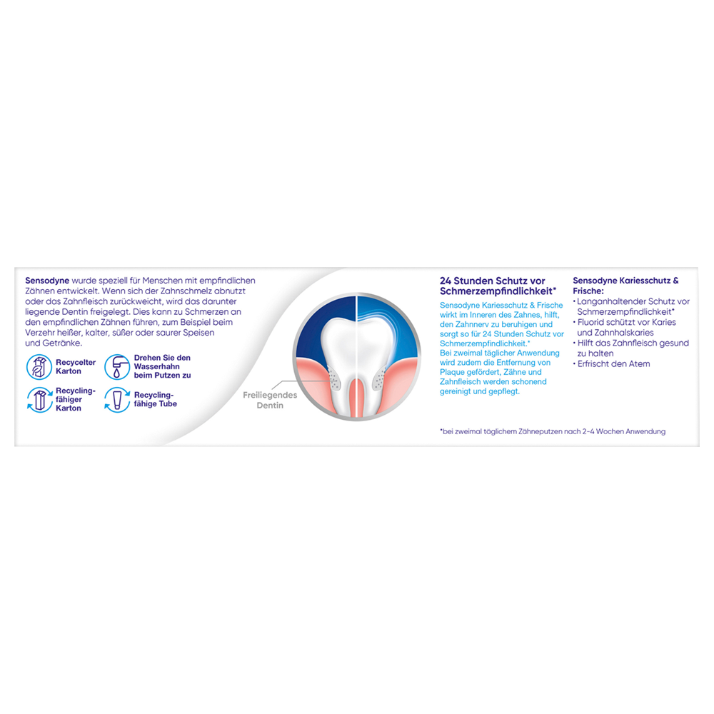 Bild: SENSODYNE Zahnpasta Multi Care Kariesschutz & Frische 
