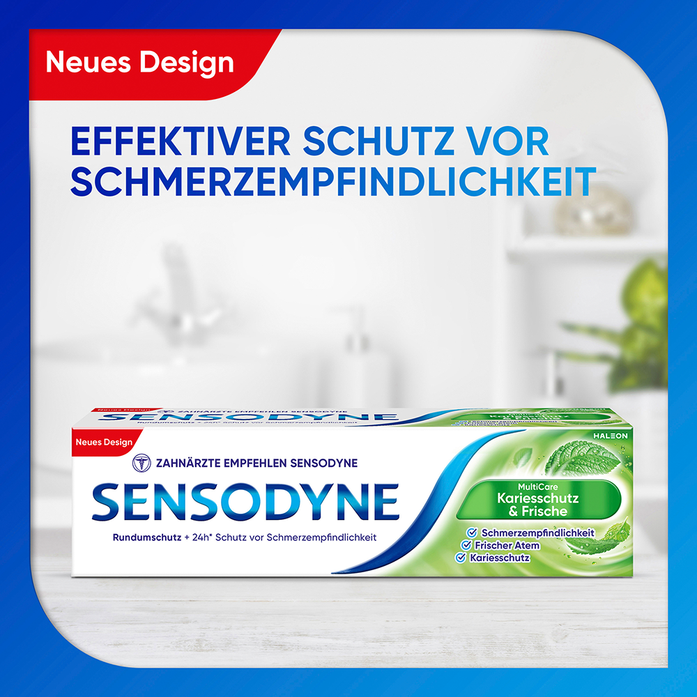Bild: SENSODYNE Zahnpasta Multi Care Kariesschutz & Frische 
