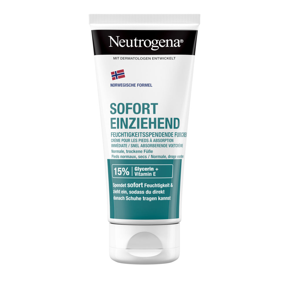 Bild: Neutrogena Sofort Einziehend Feuchtigkeitsspendende Fußcreme 