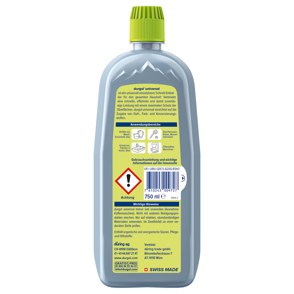 Bild: durgol Universal Schnellentkalker 