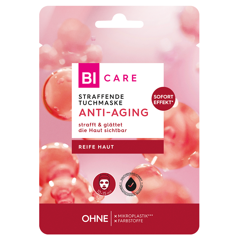 Bild: BI CARE Straffende Tuchmaske Anti Aging 