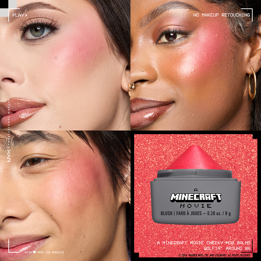 Bild: NYX Professional Make-up Minecraft Cheeky Mob Blush Balm 