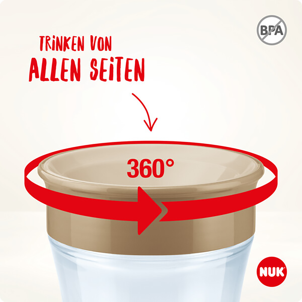 Bild: NUK Magic Cup 230ml ab 8 Monate Rosa