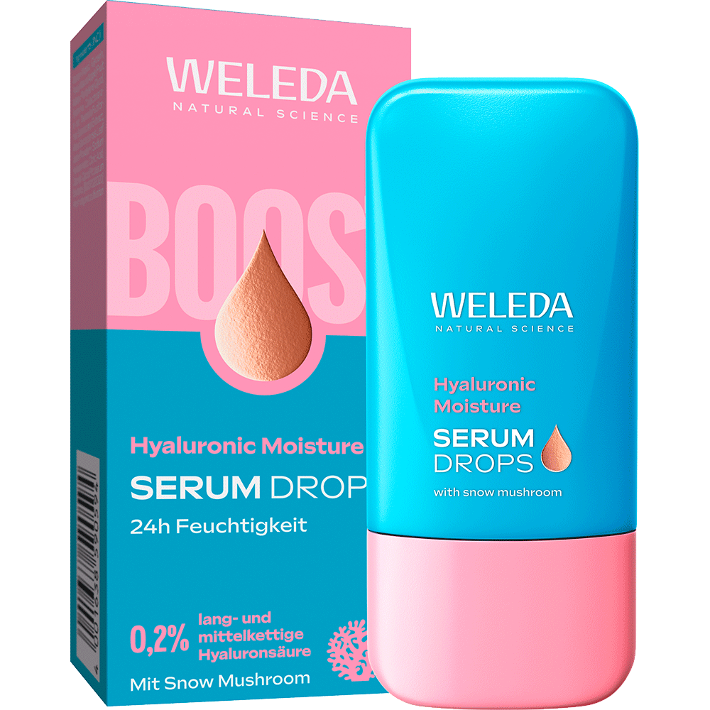 Bild: WELEDA Hyaluornic Moisture Serum Drops 