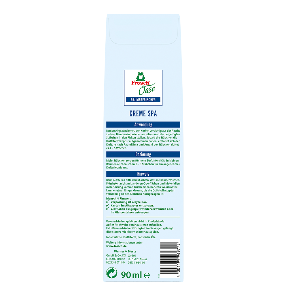 Bild: Frosch Oase Raumduft Creme Spa 