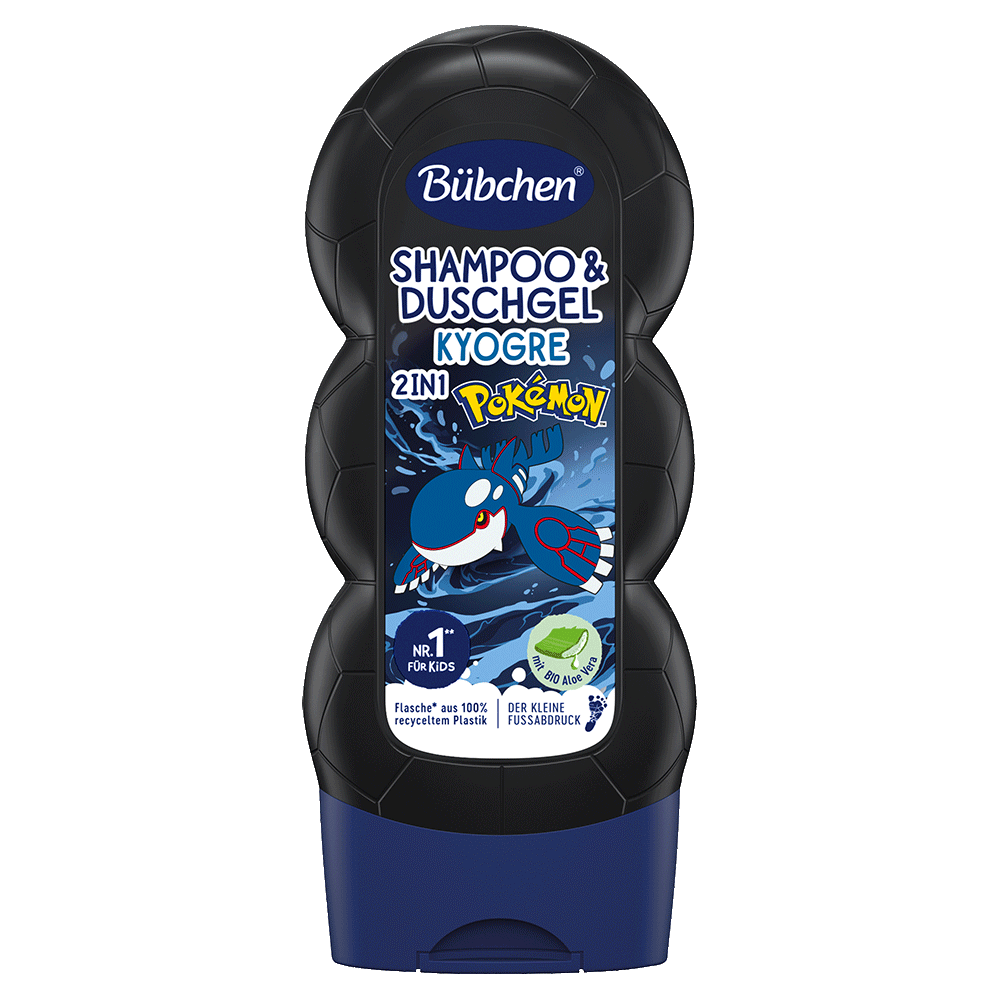 Bild: Bübchen 2in1 Shampoo und Duschgel Pokemon Legends 