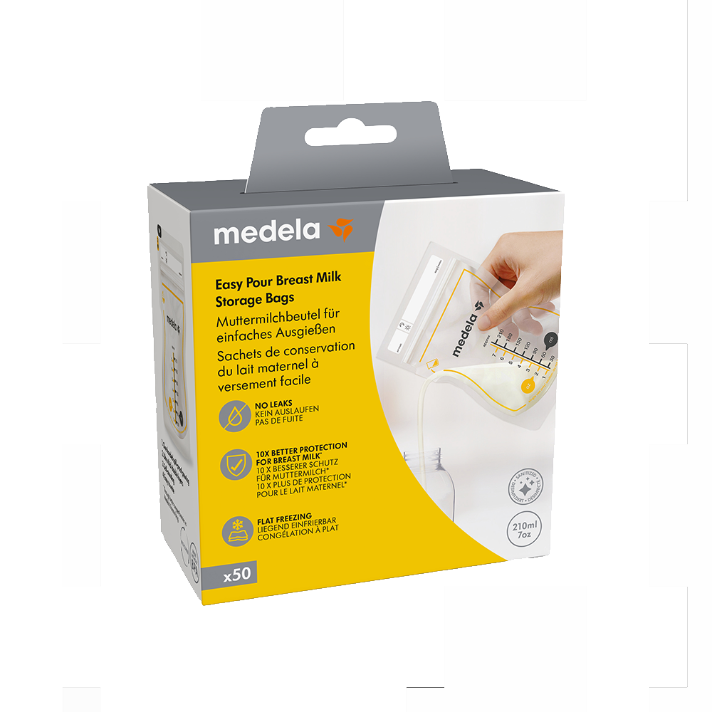 Bild: Medela Easy Pour Muttermilchbeutel 