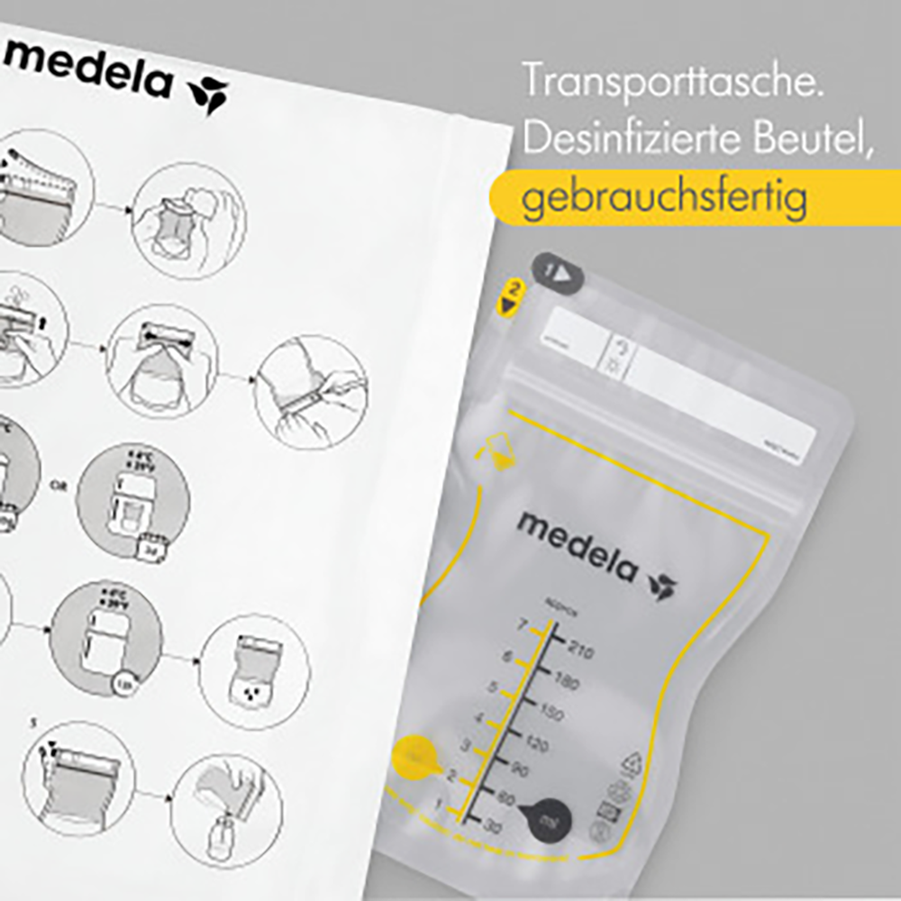 Bild: Medela Easy Pour Muttermilchbeutel 