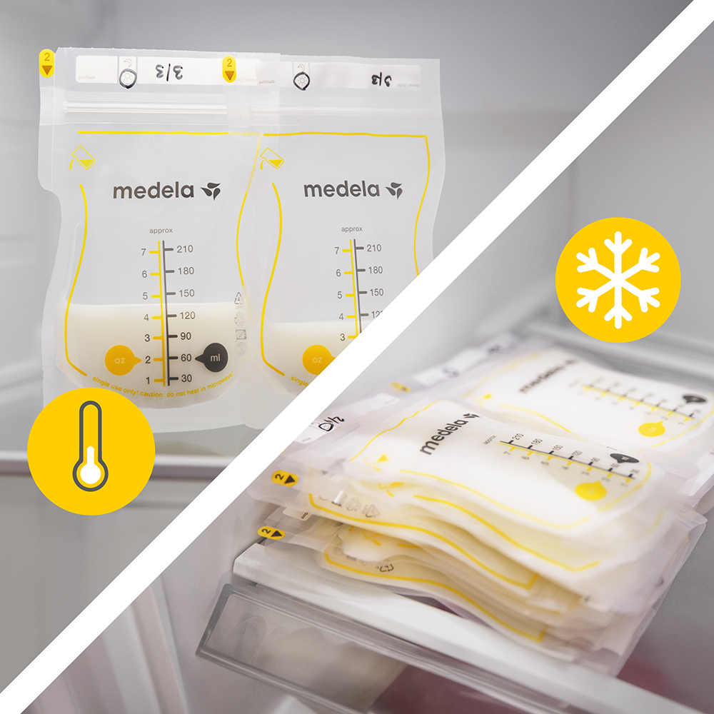 Bild: Medela Easy Pour Muttermilchbeutel 