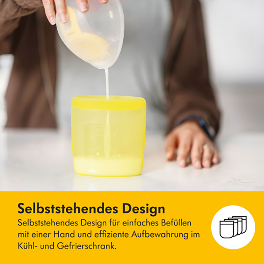 Bild: Medela Muttermilchbeutel Silikon 