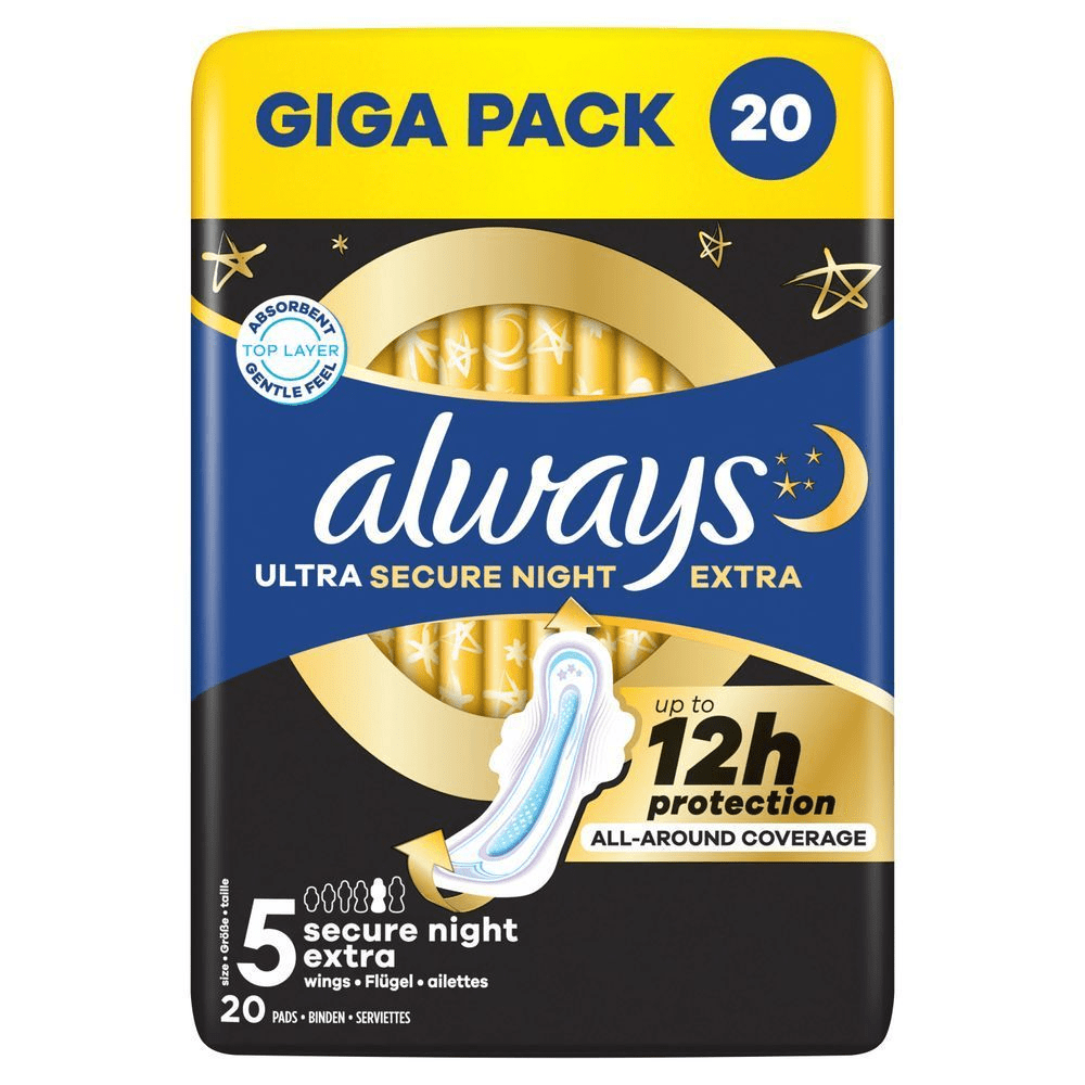 Bild: always Ultra Damenbinden Secure Night Extra 